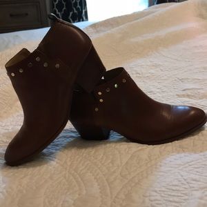 Franco Sarto leather booties, nearly new